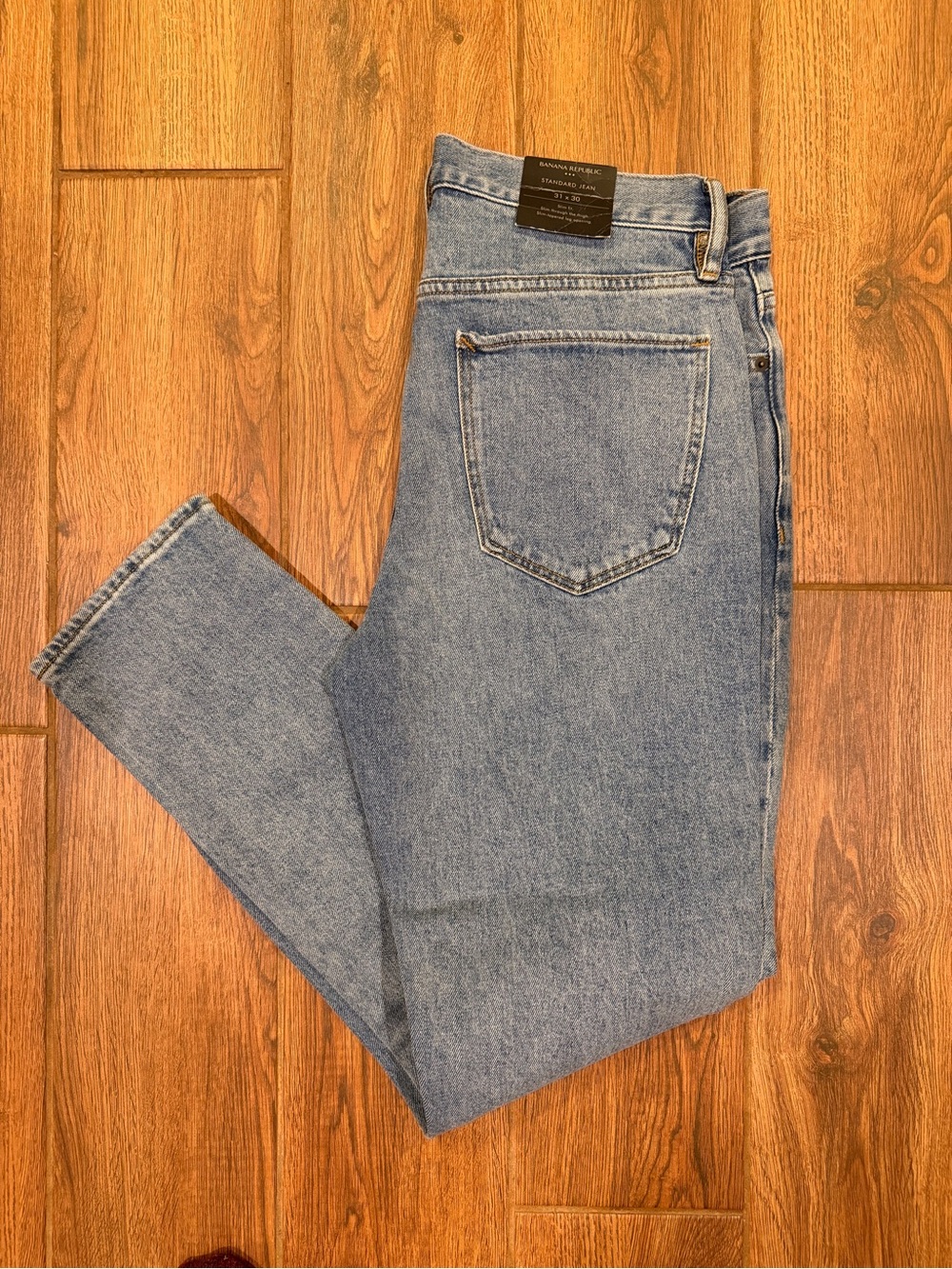 Banana Republic Men's Light Wash Slim Straight Jeans 31x30